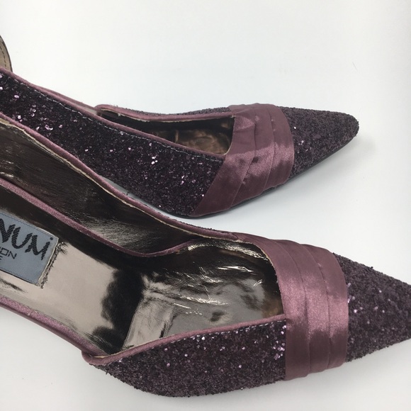 Platinum Collection by Jade Purple  Glitter Satin - Picture 10 of 16